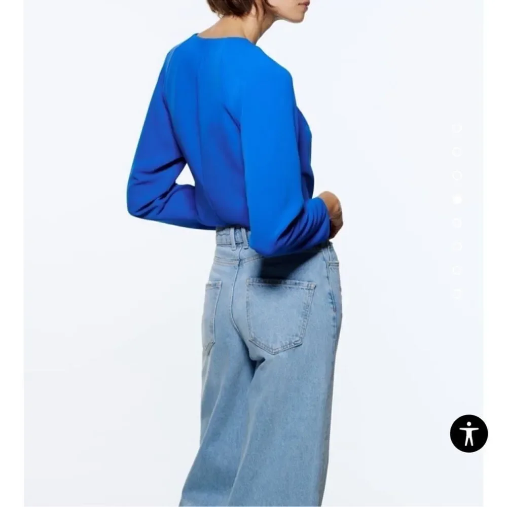 Zara blue knot top NWT - Picture 4 of 7